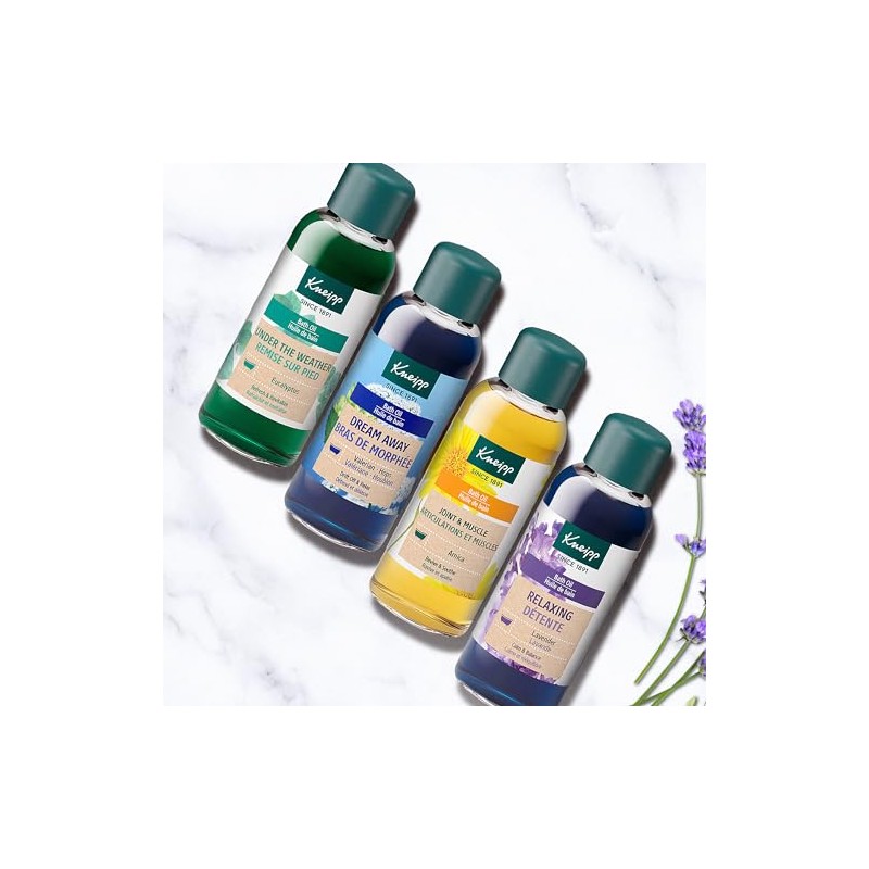 Kneipp 6 x 20ml Piece Bath Oil Herbal Bath Collection