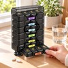 Weekly Pill Organizer 4 Times a Day – 28 Compartment