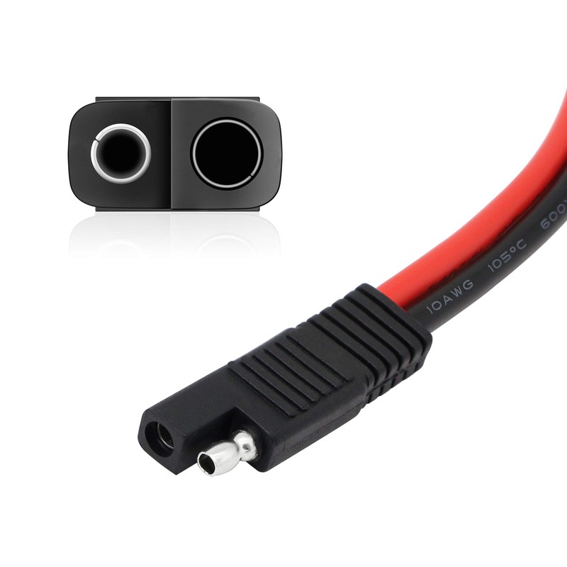 CERRXIAN SAE 10 AWG DC 50cm 2 Pin Quick Disconnect