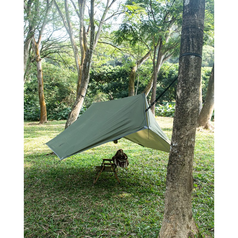 Miztli Camping Hammock with Net and Rain Fly, Portable Lightweight