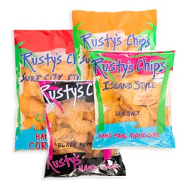 Rusty’s Chips - Crunchy & Healthy Chips for a Quick Bite - Gluten Free Chips, No Preservatives, Non-GMO, Vegan-Friendly Snack Pack