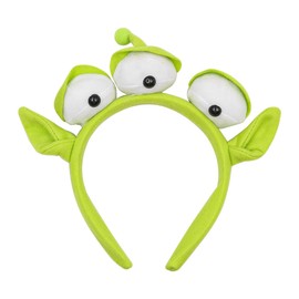 Tiardey Alien Headband Three Eyes Weird Headband Elastic Headband for Face Wash Makeup
