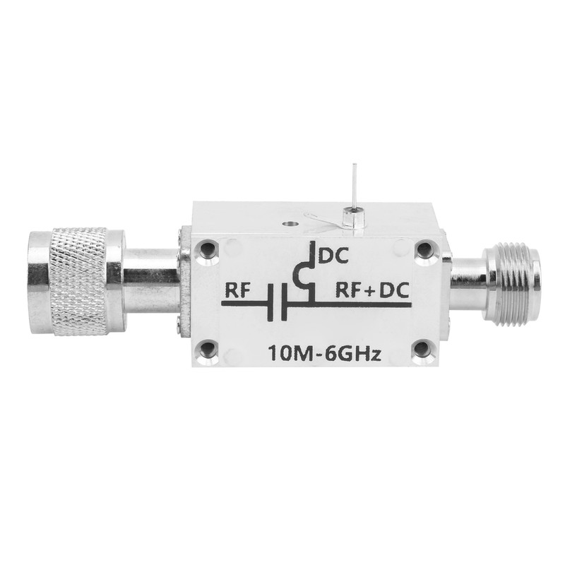 RF Broadband Amplifier Module Aluminium Alloy Bias Tee DC Blocker