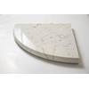 Natural Stone Accessories Shower Corner Shelf MM Quartz Statuary Size