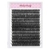Mayhug Eyelashes, 80D Individual Eyelashes, 280 Pieces, D Curl Cluster
