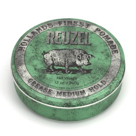 Reuzel Green pomada de vaselina de fijacin media - Frmula vegana con aceite concentrado para peinar, fijacin orgnica y firme - Sin brillo define y... 