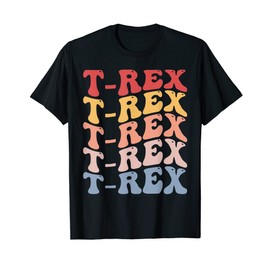 T-Rex Dinosaur Tyrannosaurus Rex Groovy T-Shirt