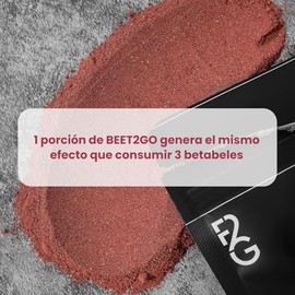 Fuel2Go Beet2Go Betabel en Polvo Natural 250gr | Pre-Entreno Natural Sin Estimulantes Sintéticos | 134 mg de nitratos por Scoop | Precursor de Oxido N