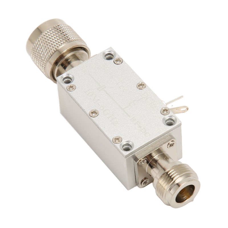 RF Broadband Amplifier 10MHz‑6GHz DC50V Aluminum Alloy RF DC Blocker