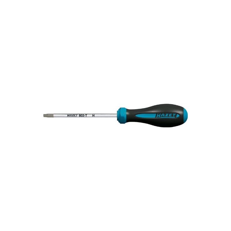 HAZET 802-T40H Tamper-Resistant Torx Profile T 40 H HEXAnamic Screwdriver - Multi-Colour