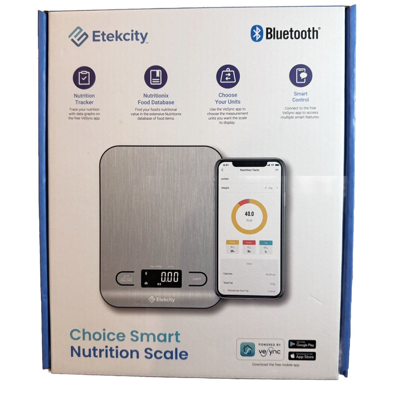 Etekcity Kitchen Scale, Digital Grams/Ounces/W