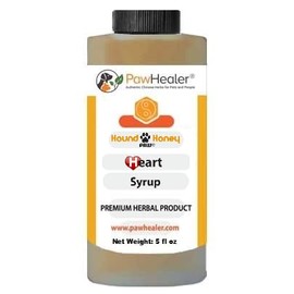 PawHealer Hound Honey®: Heart Syrup Herbal Remedy for Dog's Cough - 5 fl oz - Suppressant - Herbal Remedy - Gagging & Wheezing Due to Heart Condition