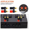 WMYCONGCONG 10 PCS Double 4mm Banana Plug Socket Connector Post