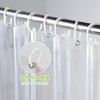 OTraki シャワーカーテン 半透明 幅183cm 丈183cm お風呂カーテン(1枚組) プライバシー保護 目隠し 浴室カーテン フック付き