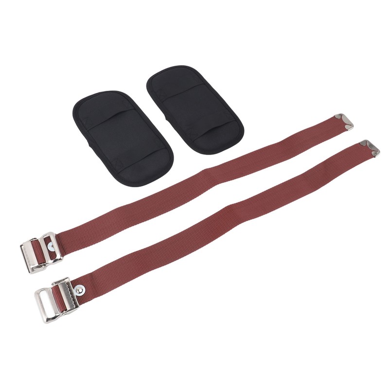 2PCS Drywall Stilt Protective Comfortable Adjustable Stilt Leg Straps Padded