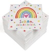 HEKU 100 napkins, 3-ply, 33 x 33 cm, rainbow, absorbent