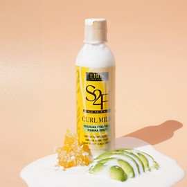 Manuka Honey & Brazilian Avocado Curl Milk - 8oz/ 236ml | Hydration with Light-weight, Strengthens and Enhances Hair | For all curls 2A - 4C
