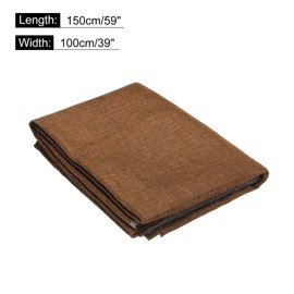 uxcell Brown Speaker Mesh Grill Cloth (not Cane Webbing) Stereo Box Fabric Dustproof Cloth Mesh 100cm x 150cm 39 inches x 59 inches