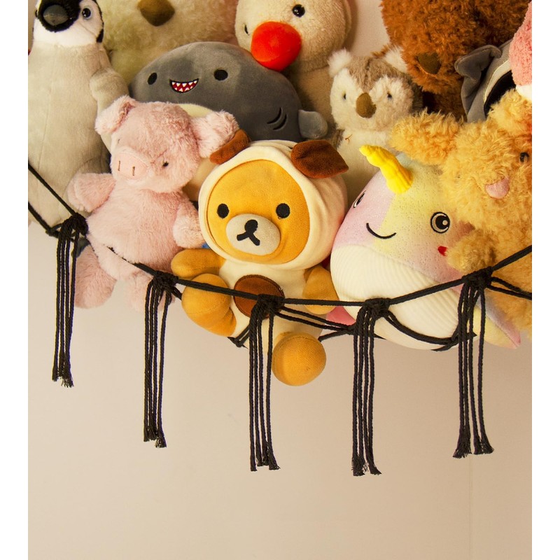 mirolam Teddy Hammock - Toy Storage Hammock for Stuffed Animals