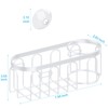 Yazoni 2-in-1 Sponge Holder for Kitchen Sink, Suction Cup Sponge