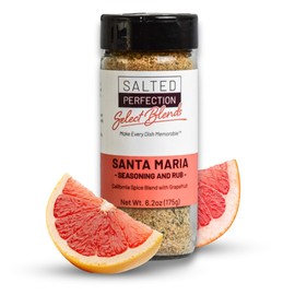 Salted Perfection Select Blends Seasoning Blend and Meat Rubs - No Additives - All Natural - (Santa Maria/Barbeque, Chicken and Pork Seasoning)