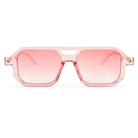 FEISEDY Vintage Square 70s Flat Aviator Sunglasses Women Men Classic Retro Stylish Frame UV400 Sunglasses B2622