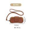 Qunkmiru Neck Eyeglass Case, Stylish Women's, Men's, Leather, Leather, Slim,