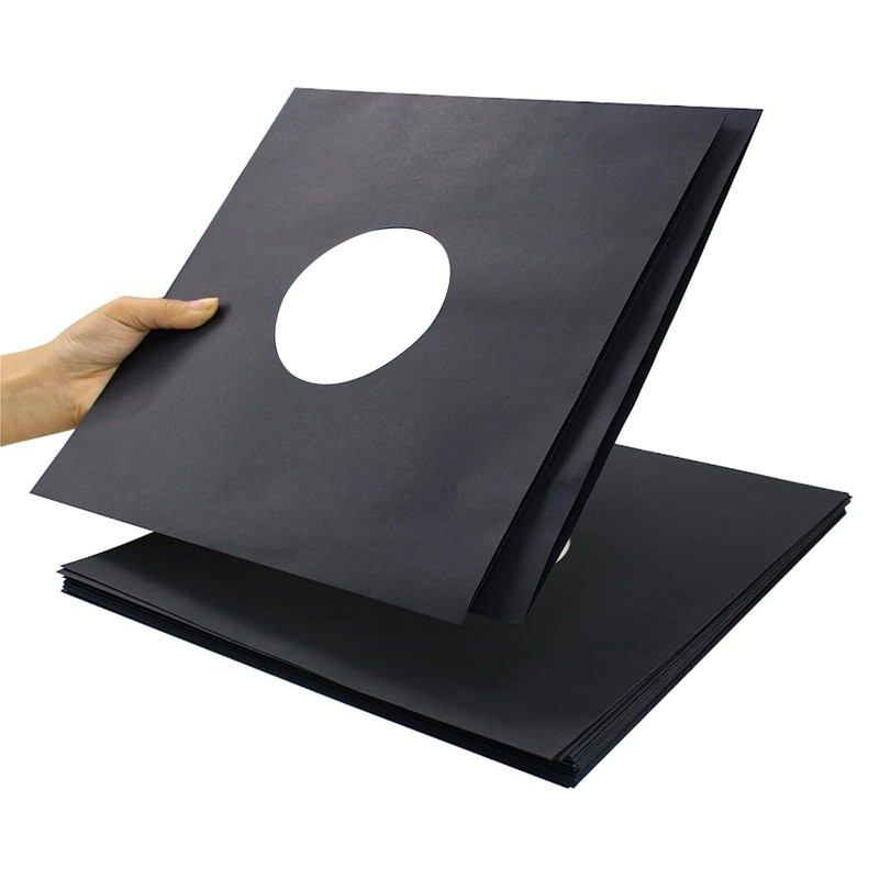 Oungy 10 PCS 12" Vinyl Record Sleeves 350GSM Blank Album
