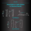 Vulken Tricep Rope Cable Attachment. 28.7 Inch & 22 Inch