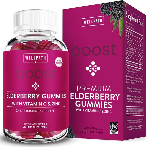 WellPath WellPath Boost Elderberry Gummies with Zinc & Vitamin C