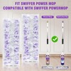 40 Pack Power Mop Refills for Swiffer Power Mop，Unscented&Thickened Multi-Surface