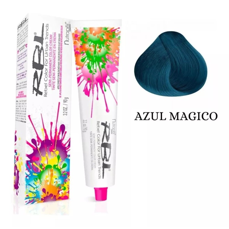 Hidracolor Rbl Tinte Profesional Semipermanente Fantasía Gama Azul 90g