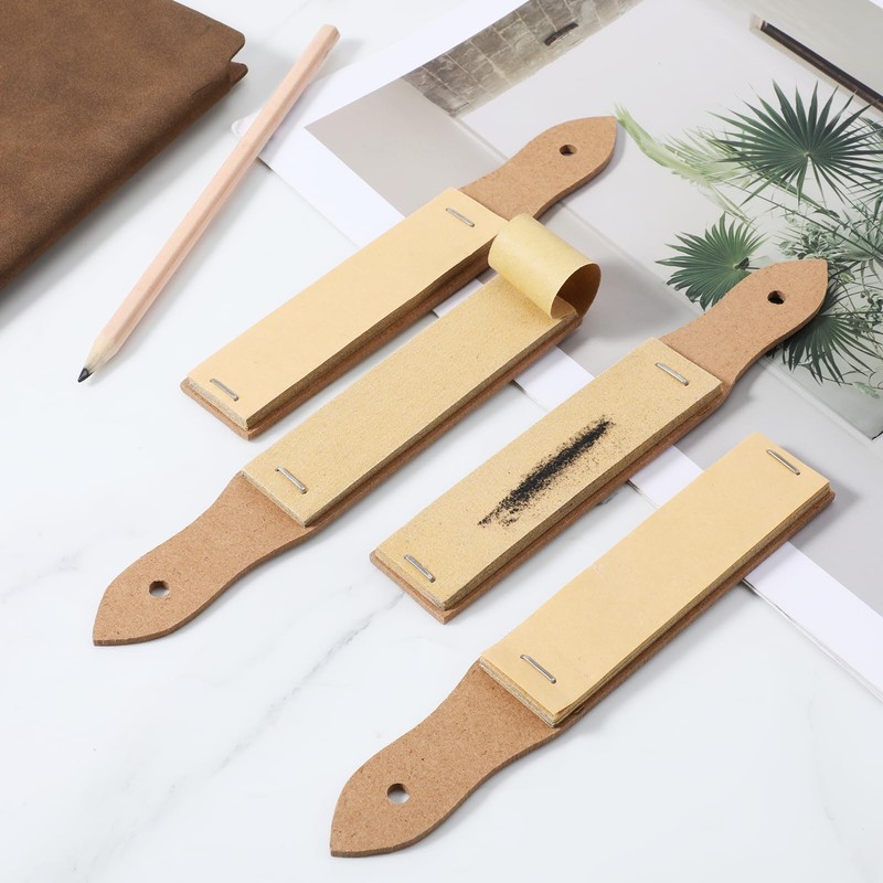 4PCS Pencils Sharpener Sandpaper Block for Drawing, Sketch Pencil Sharpener