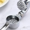 Garlic Press Mashed Garlic Crusher Peeler Chopper Garlic Puree Maker