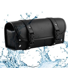 VKALTUL - Bolsa de herramientas para motocicleta, adecuada para Harley Suzuki Kawasaki, universal, bolsa lateral de motocicleta, bolsa de horquilla de motocicleta, Negro -, Pequeño, Bolsa de