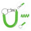 [PATIKIL] Retractable Bull Coil Spring Key Chain 5pcs Anti-lost Key