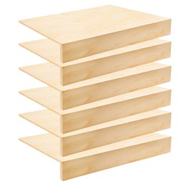 GRETJOB Wire Shelf Covers for Wire Racks, Wooden Shelf Covers with Natural Wood Grain, 0.2" Thick Removable Pantry, Closet, Kitchen Cabinet Organizer - 24x12 Inch Storage Shelves Liners (6 Pack)