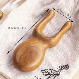 백단향 개구리 마사지 도구, 얼굴, 눈, 귀, 코, 엄마, 아빠, 여자 친구를 편안한 선물, 1PC Bamboo Frog Massage Tool, Face, Eye, Ear, Nose, Mom, Dad, Girlfriend Comfortable Gift, 1PC [01 Natural Color]