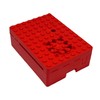 Raspberry Pi 4 Case - Pi-Blox Enclosure (Red)