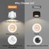 Speclux LED Wall Sconces Set of Two, Rechargeable Battery Operated