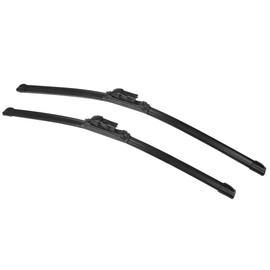 X AUTOHAUX 1 Pair 25"+22" Front Windshield Wiper Blade for VW Tiguan 16-24 Replacement Set with Upgraded Stability All Weather Top-Lock, Not J/U Hook