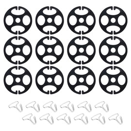24PCS Seat Covers for Cars Hooks,12 Plastic Car Seat Cover Chucks + 12 Metal Hooks for Car Accessories Seat Covers Replacement,Universal Car Fastener Kit Fit All Car Seat Cover