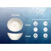 Holitika Soy Sauce Dish - Dipping Bowls Set, White Porcelain