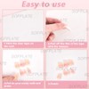 SOFPLATE 9Pcs 7.75 x 7.5cm Press on Nail Storage Box
