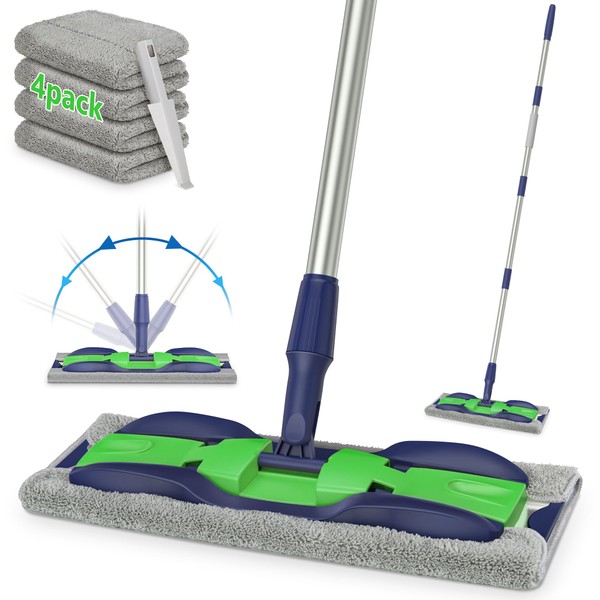 Microfiber Mop Wood Floor Mop for Floor Cleaning - MEXERRIS