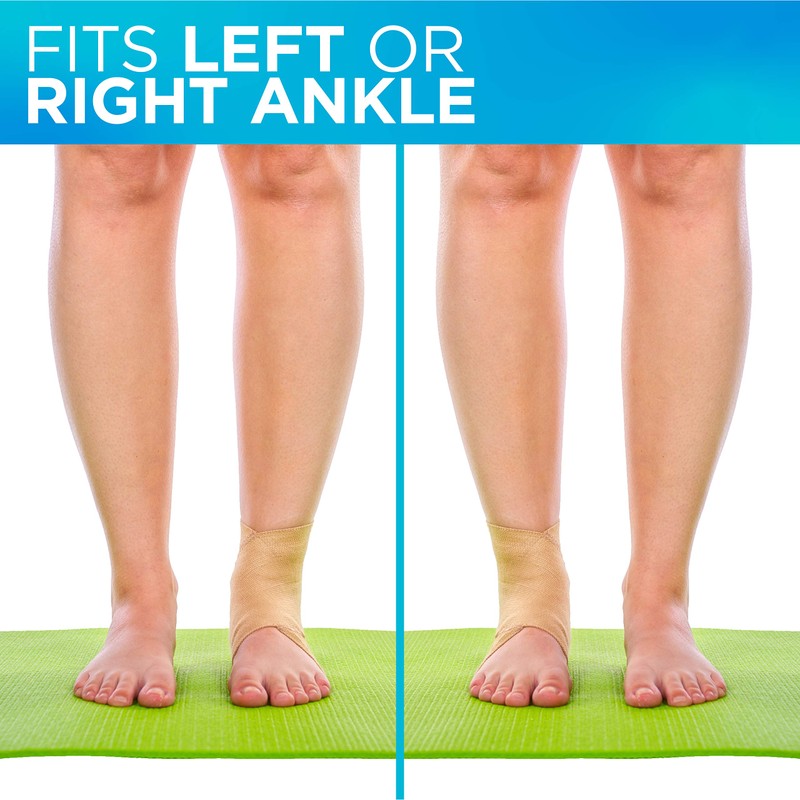 BraceAbility Kids Elastic Ankle Support | Youth Foot Sleeve Wrap