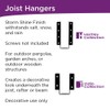 National Hardware ‎N800-019 Joist Hanger, Black