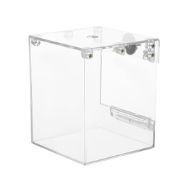 Dranvosk Hanging Bird Bath for Cage | Parrot Bath Bird Shower with Secure Hook | Bird Cage Accessories for Parakeets Small Medium Birds