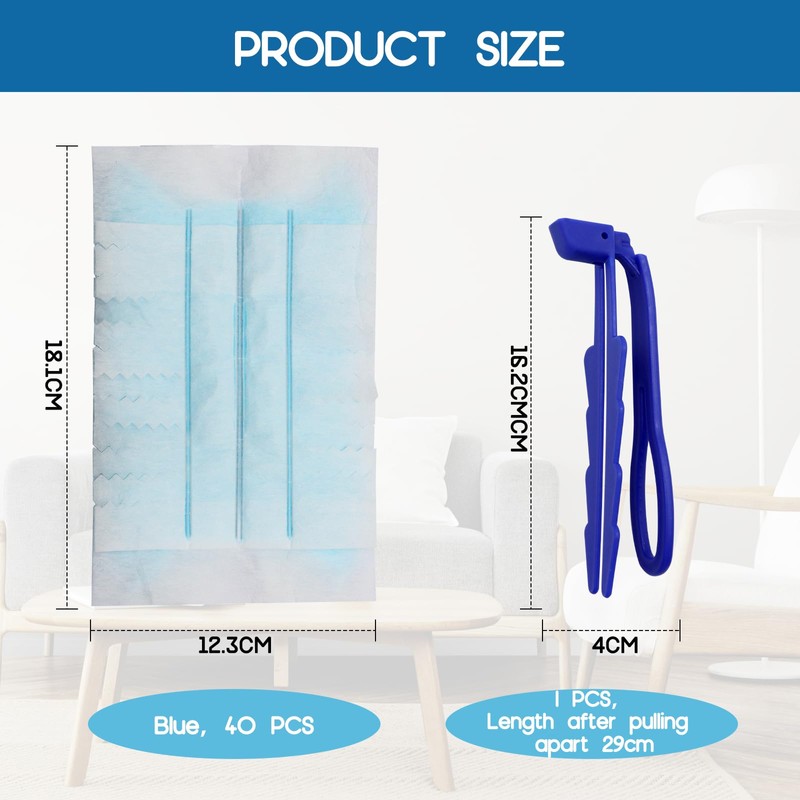 VEGCOO Pack of 20 Dust Magnet Set, Microfibre Duster +