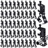 Tandefio 50 Pcs 1/4"-20 Beam Clamps with 1/2" - 3/4"